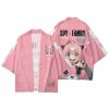 Anime SPY X FAMILY Kimono Cosplay Costume Anya Forger Kimono Haori Cloak Harajuku Tops Bathrobe Halloween 11 - Anime Gifts Store