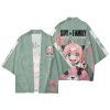 Anime SPY X FAMILY Kimono Cosplay Costume Anya Forger Kimono Haori Cloak Harajuku Tops Bathrobe Halloween 13 - Anime Gifts Store