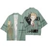 Anime SPY X FAMILY Kimono Cosplay Costume Anya Forger Kimono Haori Cloak Harajuku Tops Bathrobe Halloween 6 - Anime Gifts Store