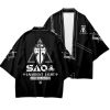 Sword Art Online Kirigaya Kazuto Kimono Cosplay Shirt 3D Print Japan Samurai Cardigan Women Men Haori 1 - Anime Gifts Store