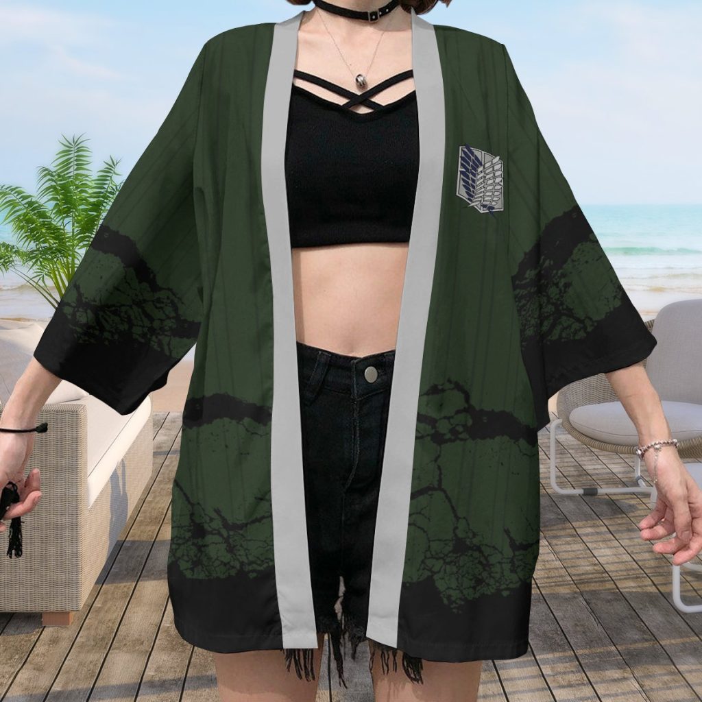 aot recon corps kimono 223597 - Anime Gifts Store