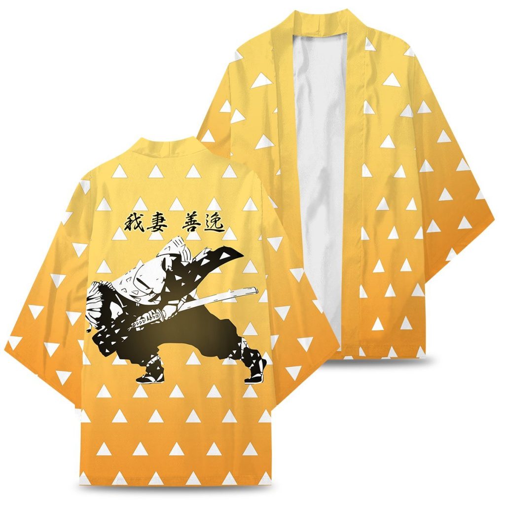 kimetso no yaiba zenitsu kimono 956592 - Anime Gifts Store