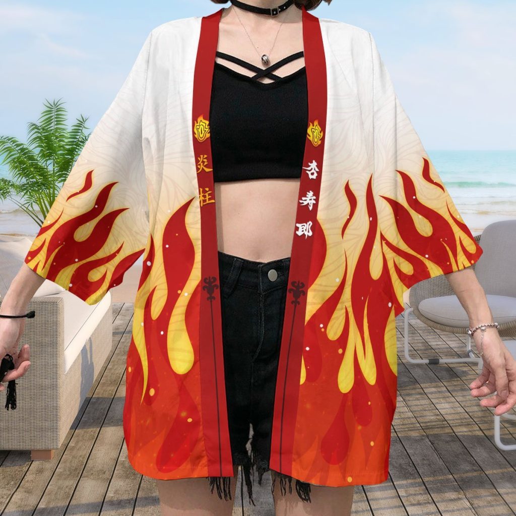 kyojuro fire kimono 329548 - Anime Gifts Store