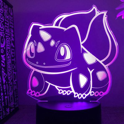 Anime Pokemon Lamp Figure Pikachu Psyduck Lucario Eevee 3D Led Night Light Child Gift Color Changing 12 400x400 1 - Anime Gifts Store