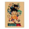 New Anime Retro Dragon Ball Paper Poster Cartoon Son Goku Vegeta IV Frieza Kuririn BedroomDecoration Painting - Anime Gifts Store