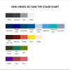 tank top color chart - Anime Gifts Store